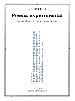 cover image of Poesía experimental